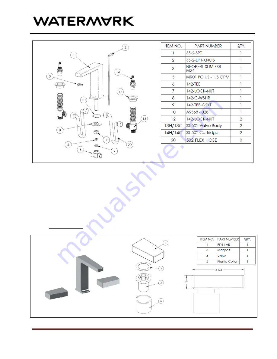 Watermark Edge 35-2-ED1-PC Скачать руководство пользователя страница 2