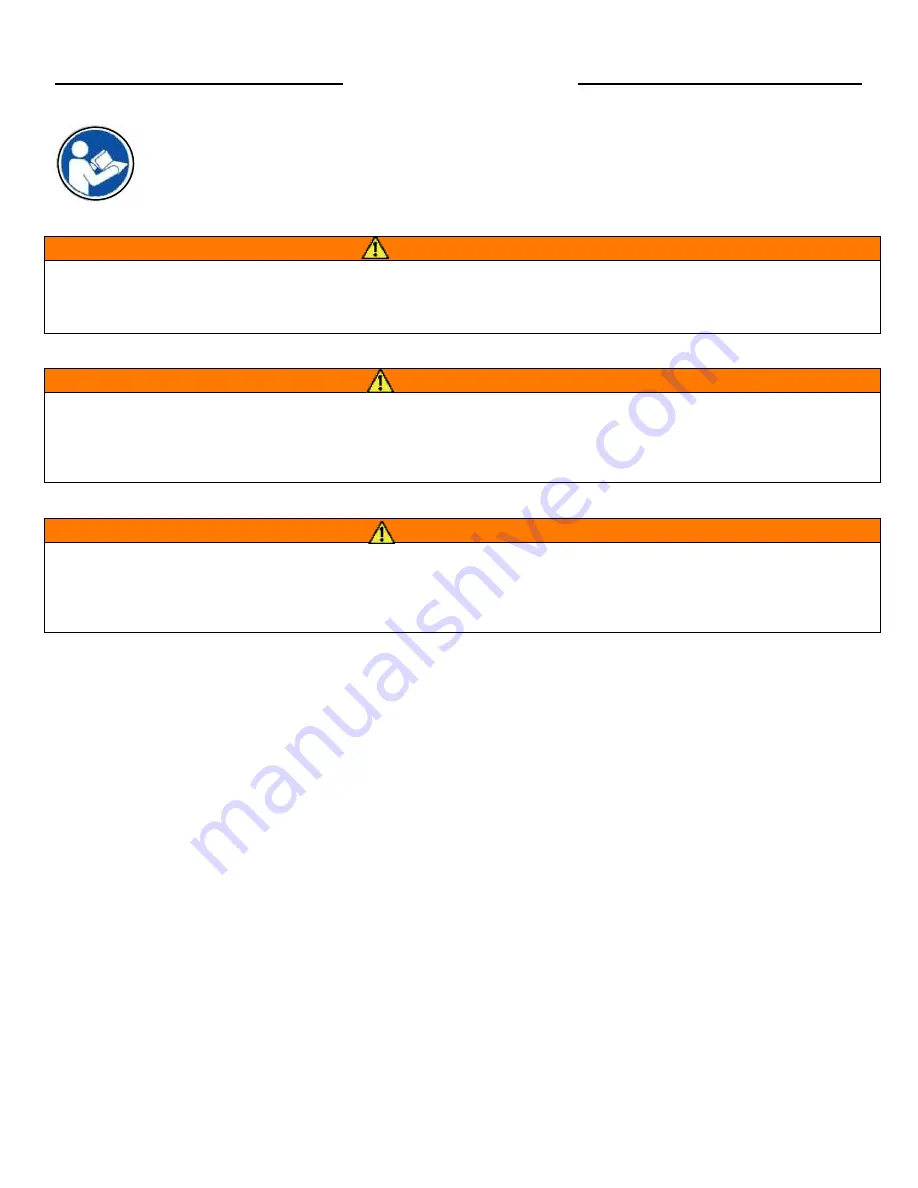 Waterous CR Series Operation And Maintenance Instructions Download Page 3