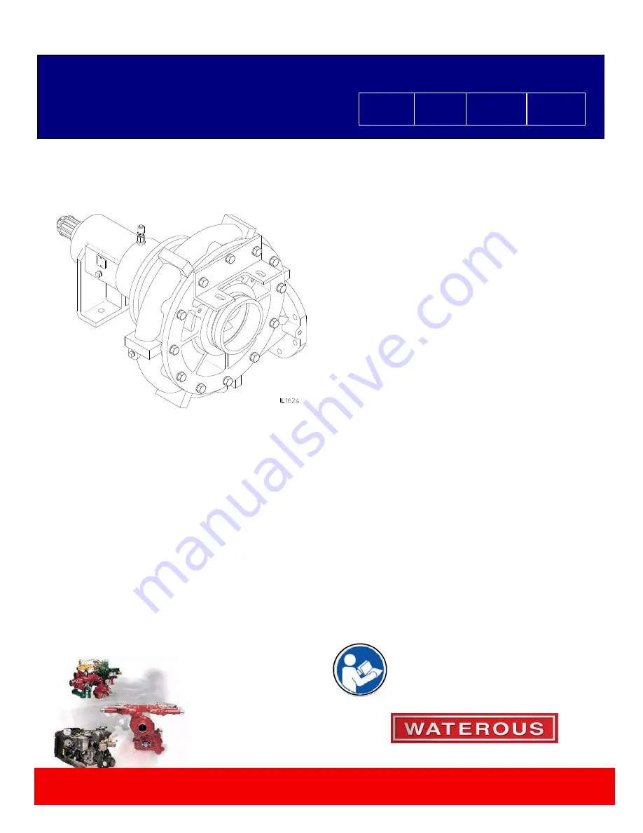 Waterous CZ Series Operation And Maintenance Manual Download Page 1