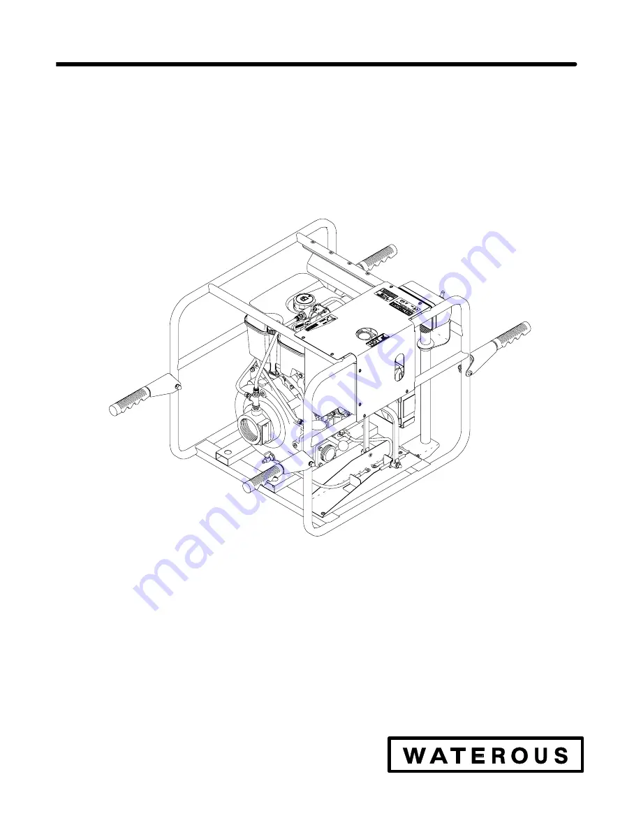 Waterous PB13 Series Operation, Maintenance And Overhaul Instructions Download Page 1