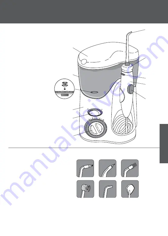 Waterpik Ultra WP-100EU Instruction Manual Download Page 21