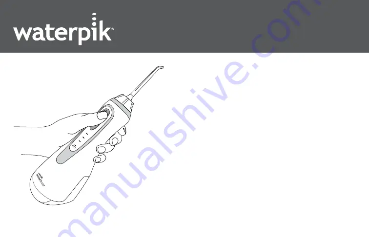 Waterpik WP-562 Manual Download Page 1