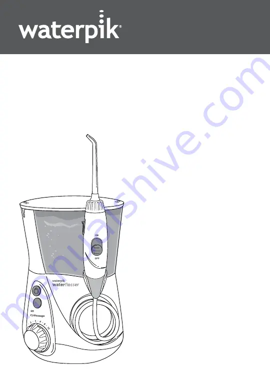 Waterpik WP-660 Manual Download Page 1