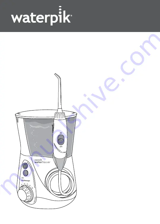 Waterpik WP-672 Manual Download Page 1