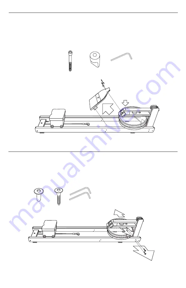 WaterRower WOODEN DUAL RAIL Disassembly Instructions Download Page 4