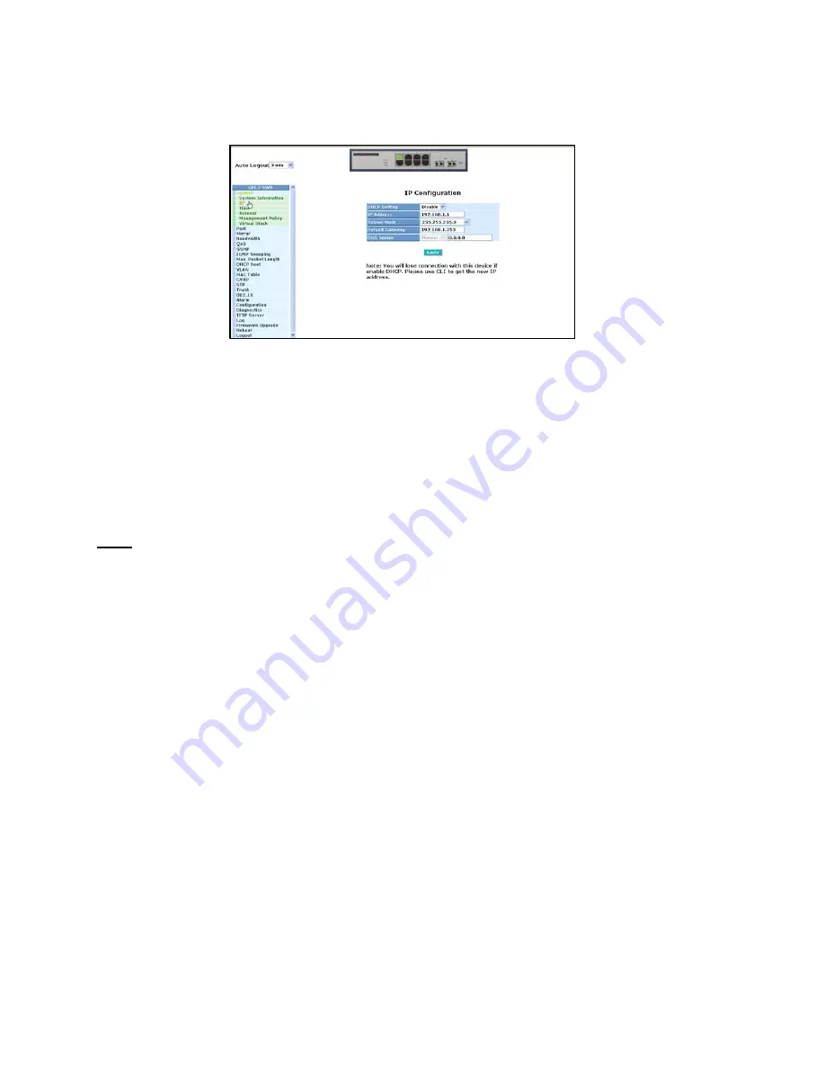 Waters Network Systems GSM1008-2SFP Operating Manual Download Page 20