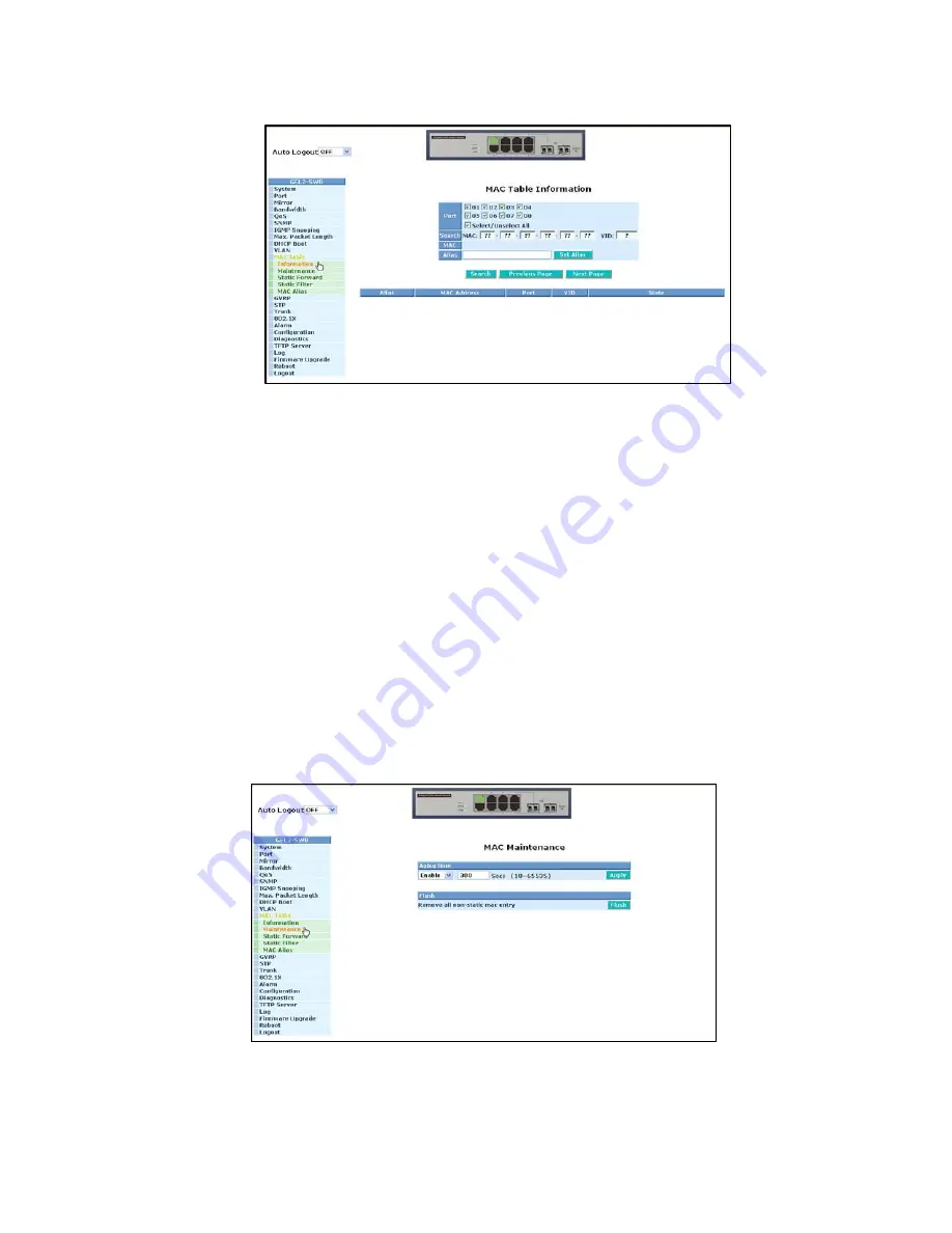 Waters Network Systems GSM1008-2SFP Operating Manual Download Page 65