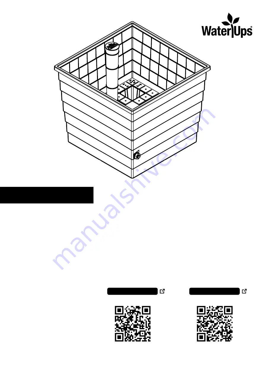 WaterUps 15090 Assembly Manual Download Page 1