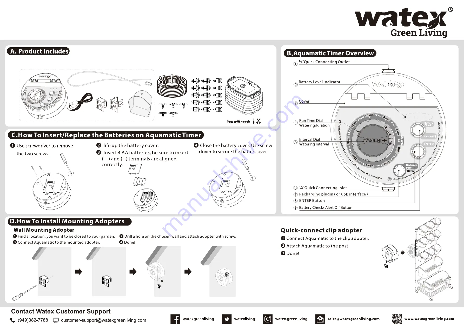 Watex Aquamatic WX235 Скачать руководство пользователя страница 1