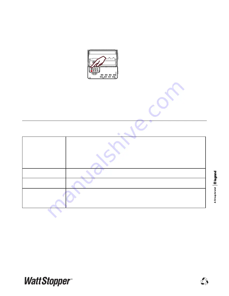 Watt Stopper LMRC-222 Installation Instructions Download Page 4