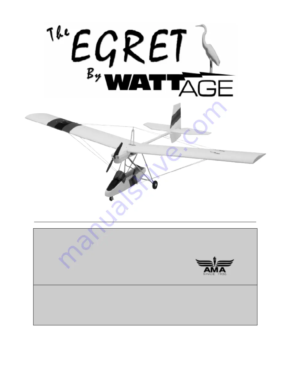 WattAge egret Instructions For Assembly Download Page 1