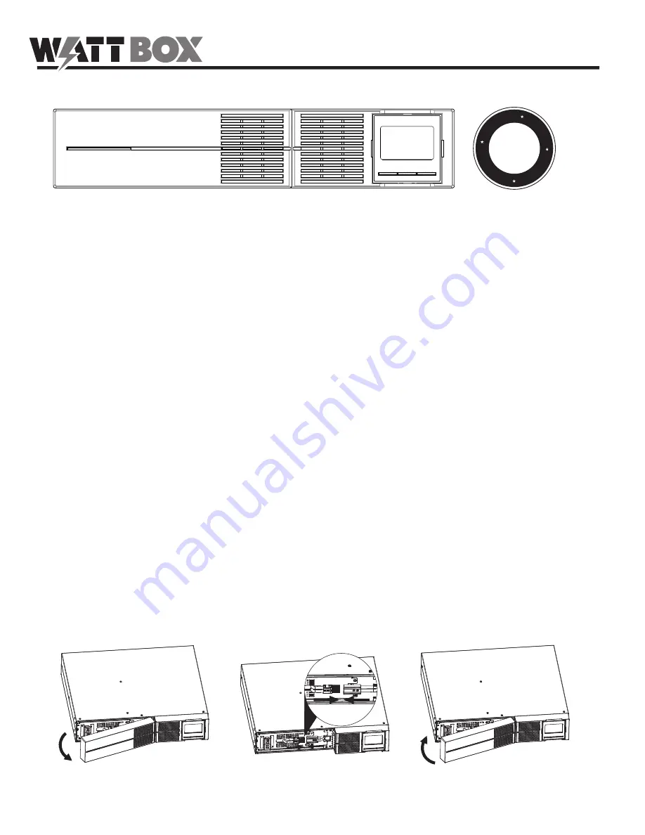 WattBox WB-UPS-1100-8 Скачать руководство пользователя страница 1