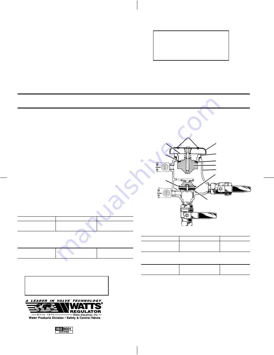 Watts 800 Series Instructions For Installing Download Page 2