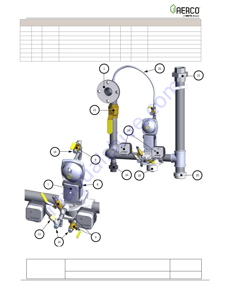 Watts AERCO Benchmark OMM-0121 Operation And Maintenance Manual Download Page 118