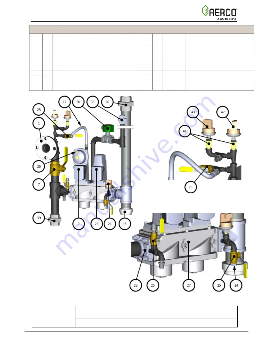 Watts AERCO Benchmark OMM-0121 Operation And Maintenance Manual Download Page 142