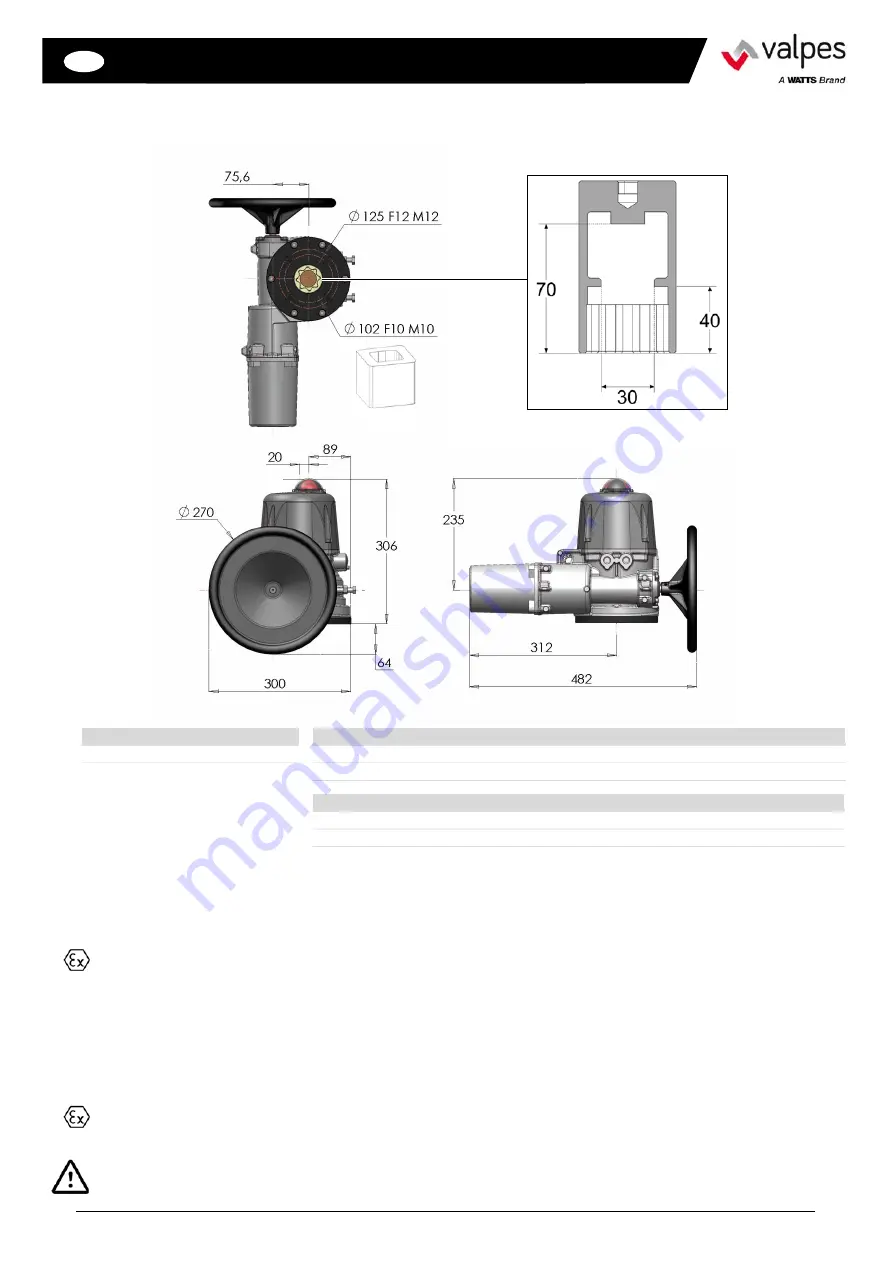 Watts valpes VTX Installation And Operation Manual Download Page 25