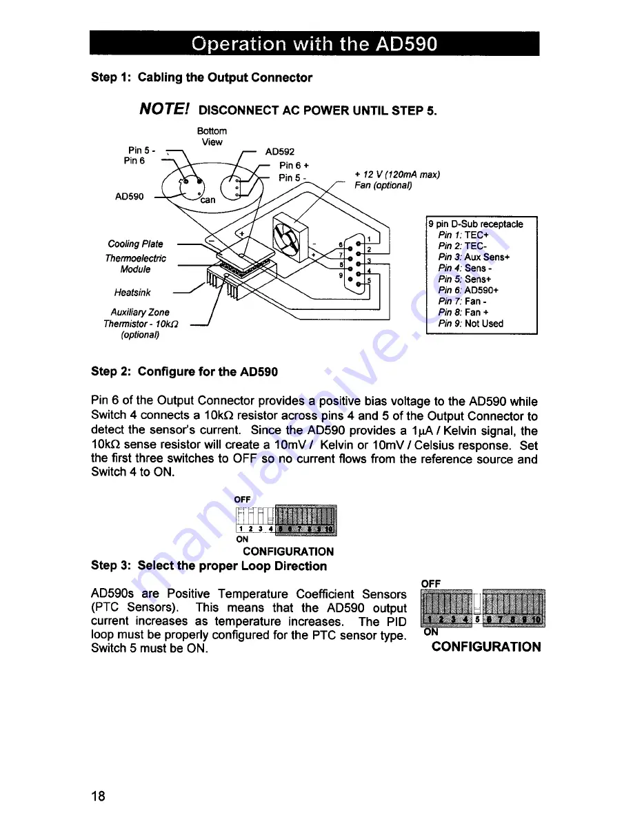 Wavelength Electronics LFI-3500 Series User Manual Download Page 18