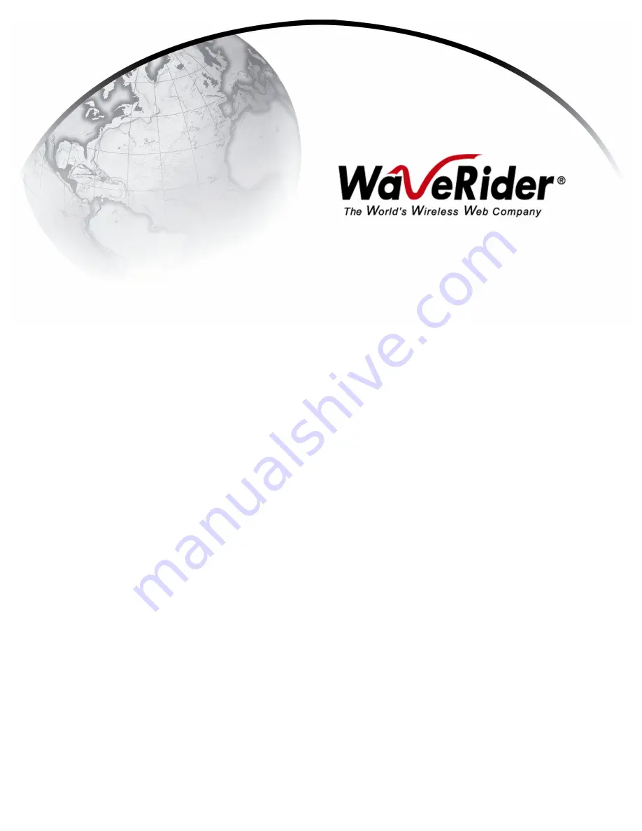 WaveRider NCL1170 User Manual Download Page 1