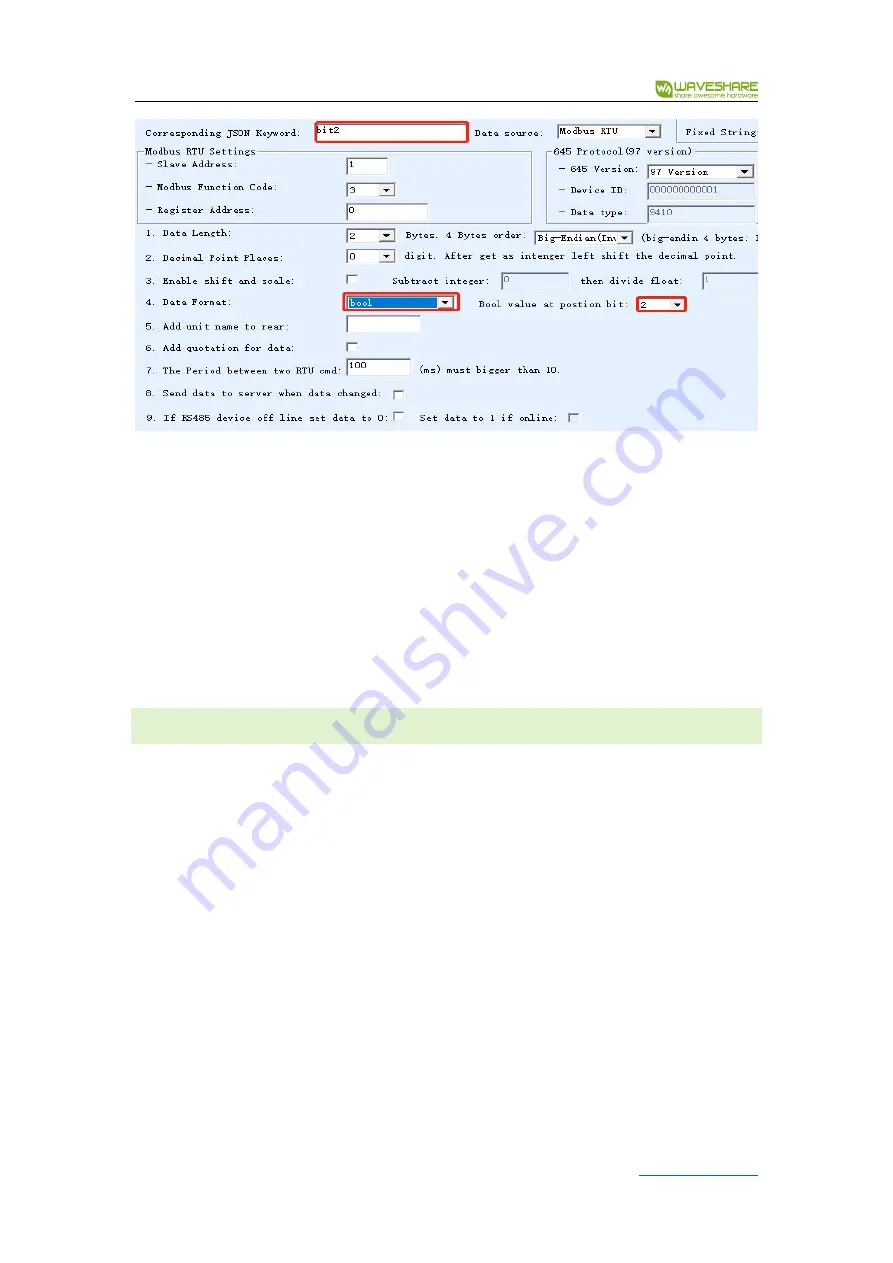 Waveshare RS485 TO ETH Manual Download Page 14