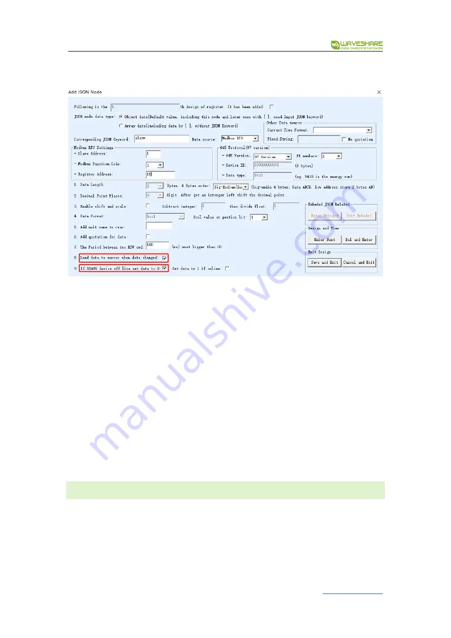 Waveshare RS485 TO ETH Manual Download Page 24