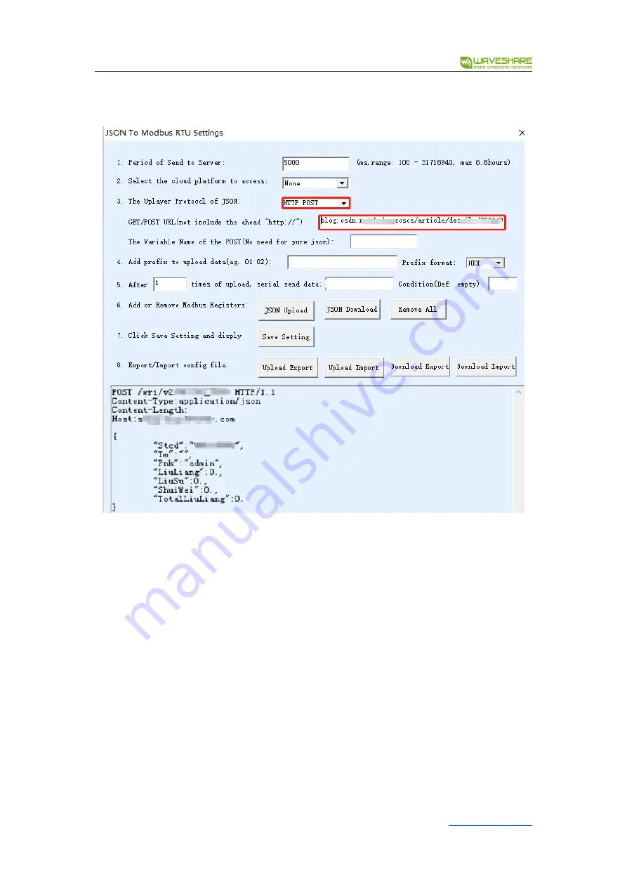 Waveshare RS485 TO ETH Manual Download Page 35