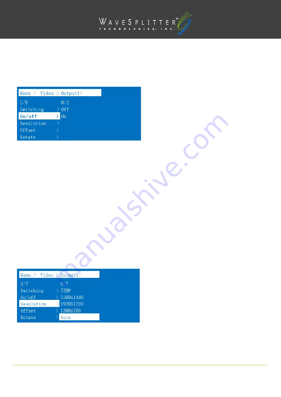 WaveSplitter WST-POT001 Operation Manual Download Page 7