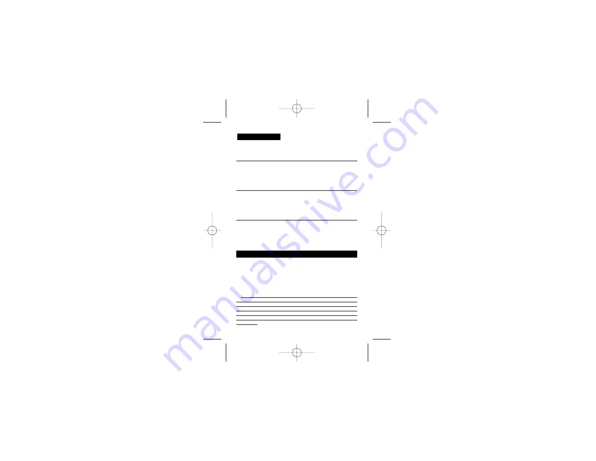 Wavetek Meterman CR 50 Operator'S Manual Download Page 2