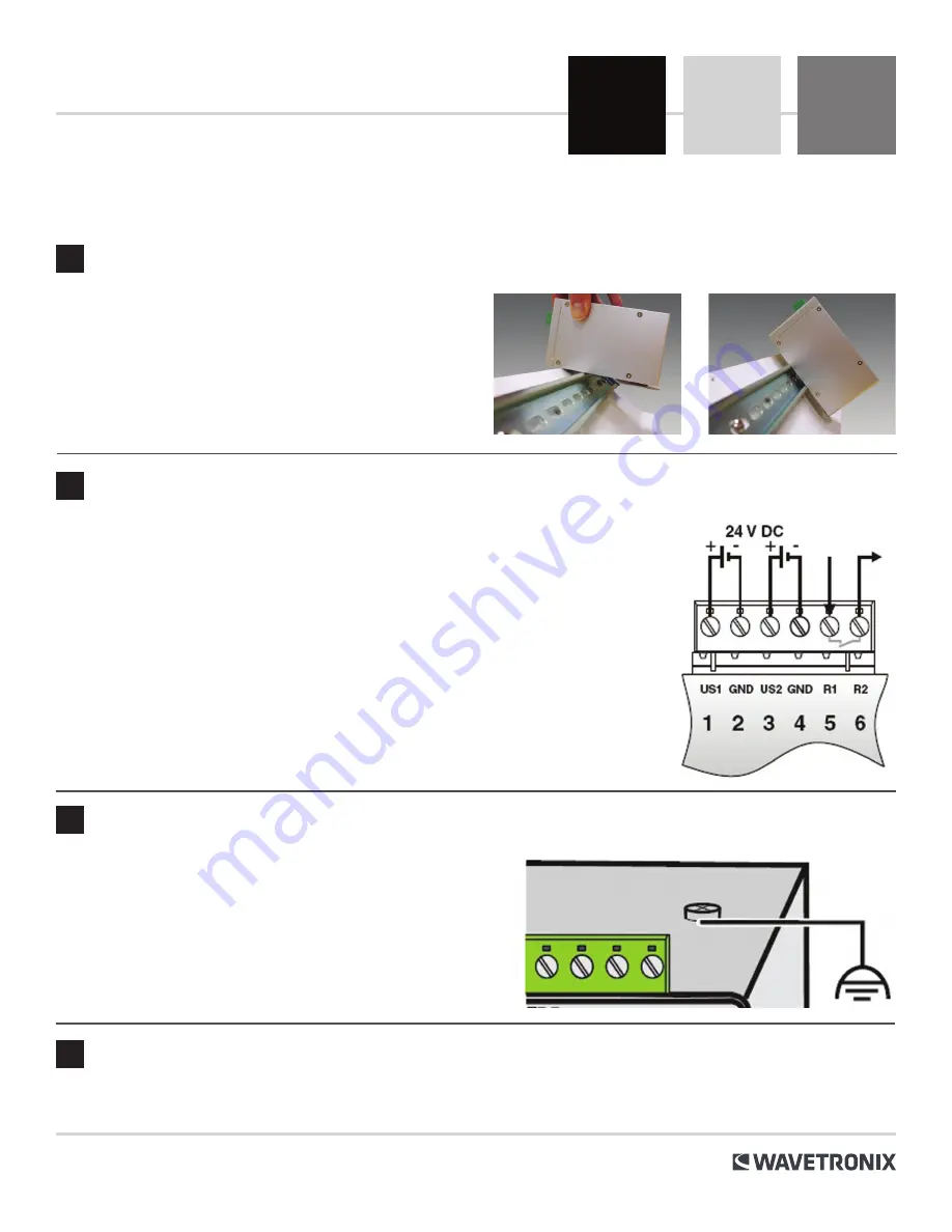 Wavetronix Click 330 Quick Start Manual Download Page 1