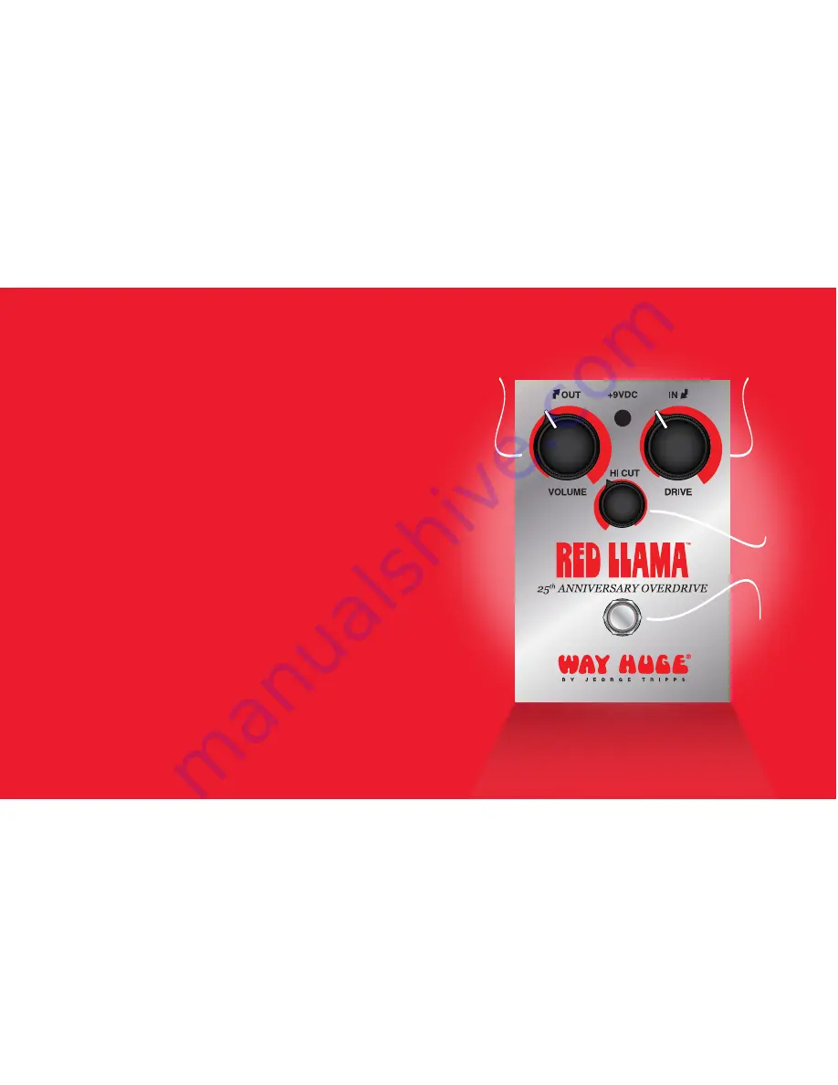 Way Huge Red Llama WHE-206 Скачать руководство пользователя страница 2