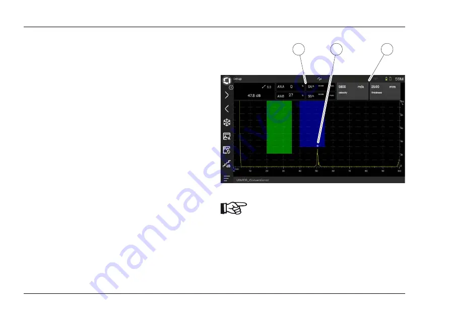 Waygate Technologies Krautkramer USM 10 Operating Manual Download Page 76