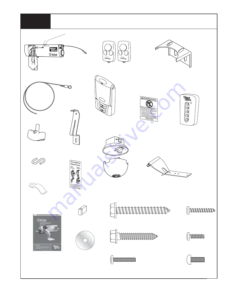 Wayne-Dalton idrive pro 3790 Installation Instructions And Owner'S Manual Download Page 3