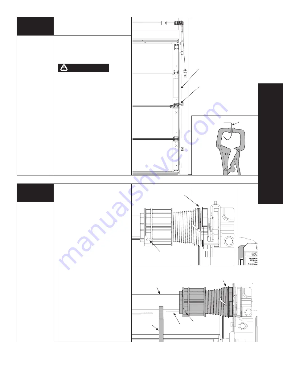 Wayne-Dalton TorqueMaster Plus 9800 Installation Instructions And Owner'S Manual Download Page 25