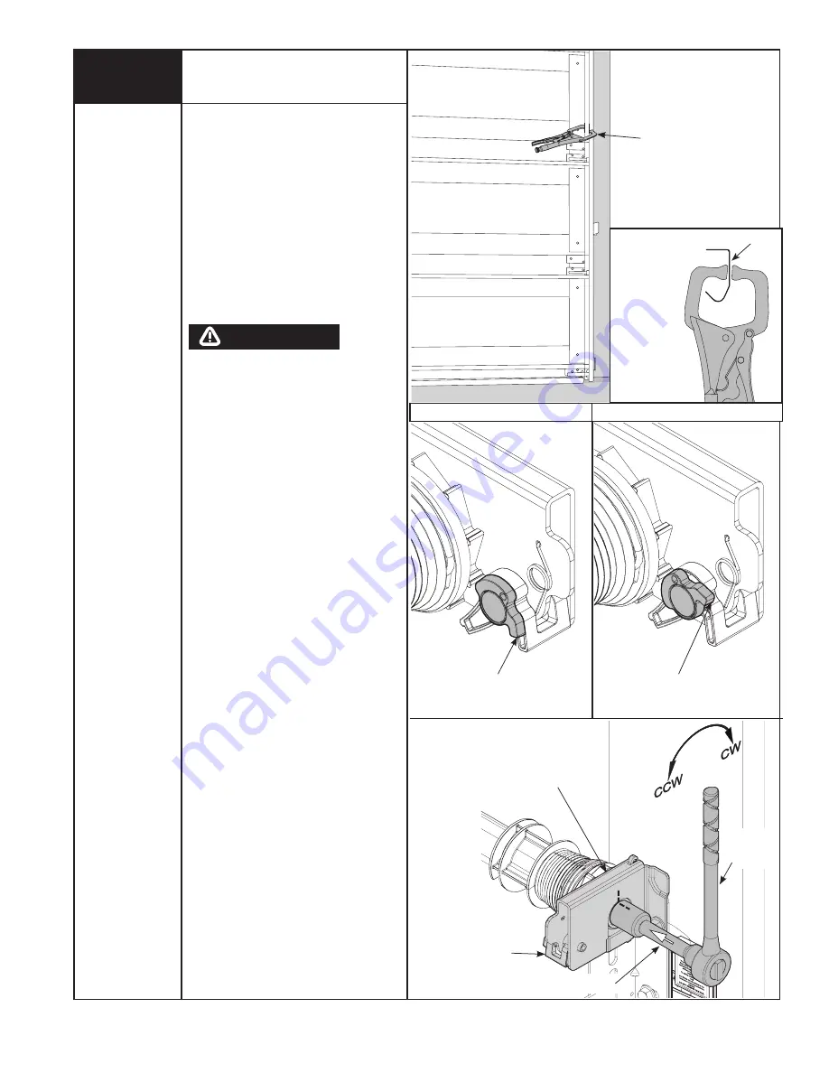 Wayne-Dalton TorqueMaster Plus 9800 Installation Instructions And Owner'S Manual Download Page 32