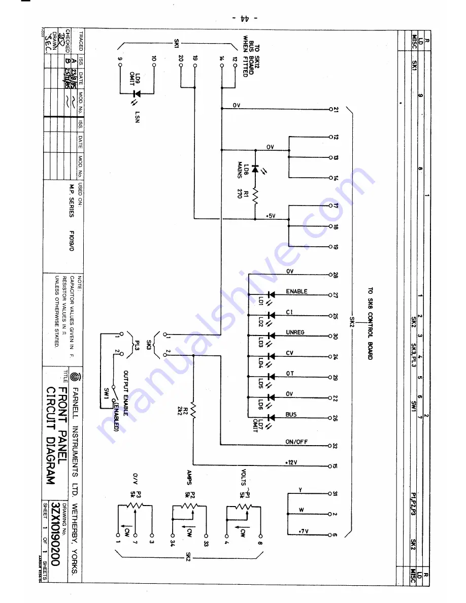 Wayne Kerr AP10030 Скачать руководство пользователя страница 70