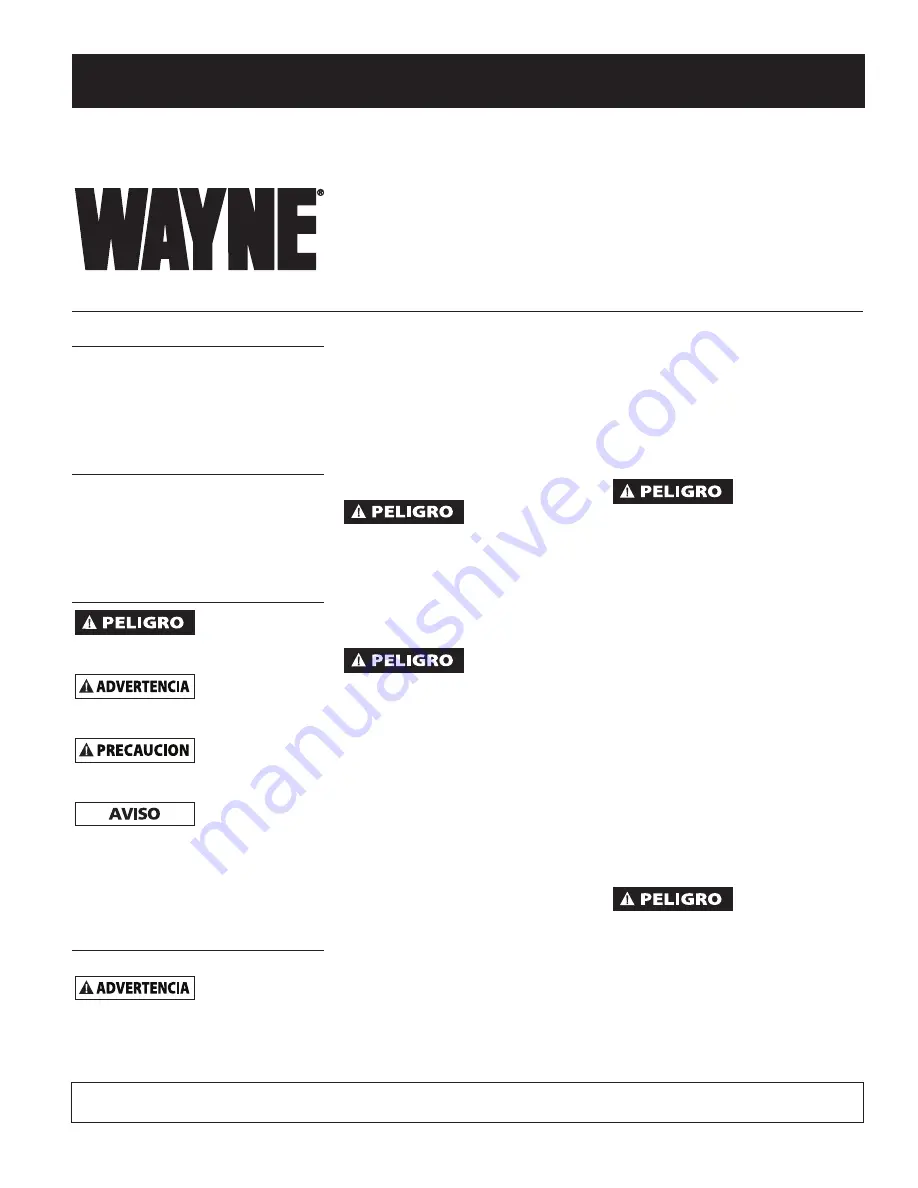 Wayne T100S10-2 Скачать руководство пользователя страница 19