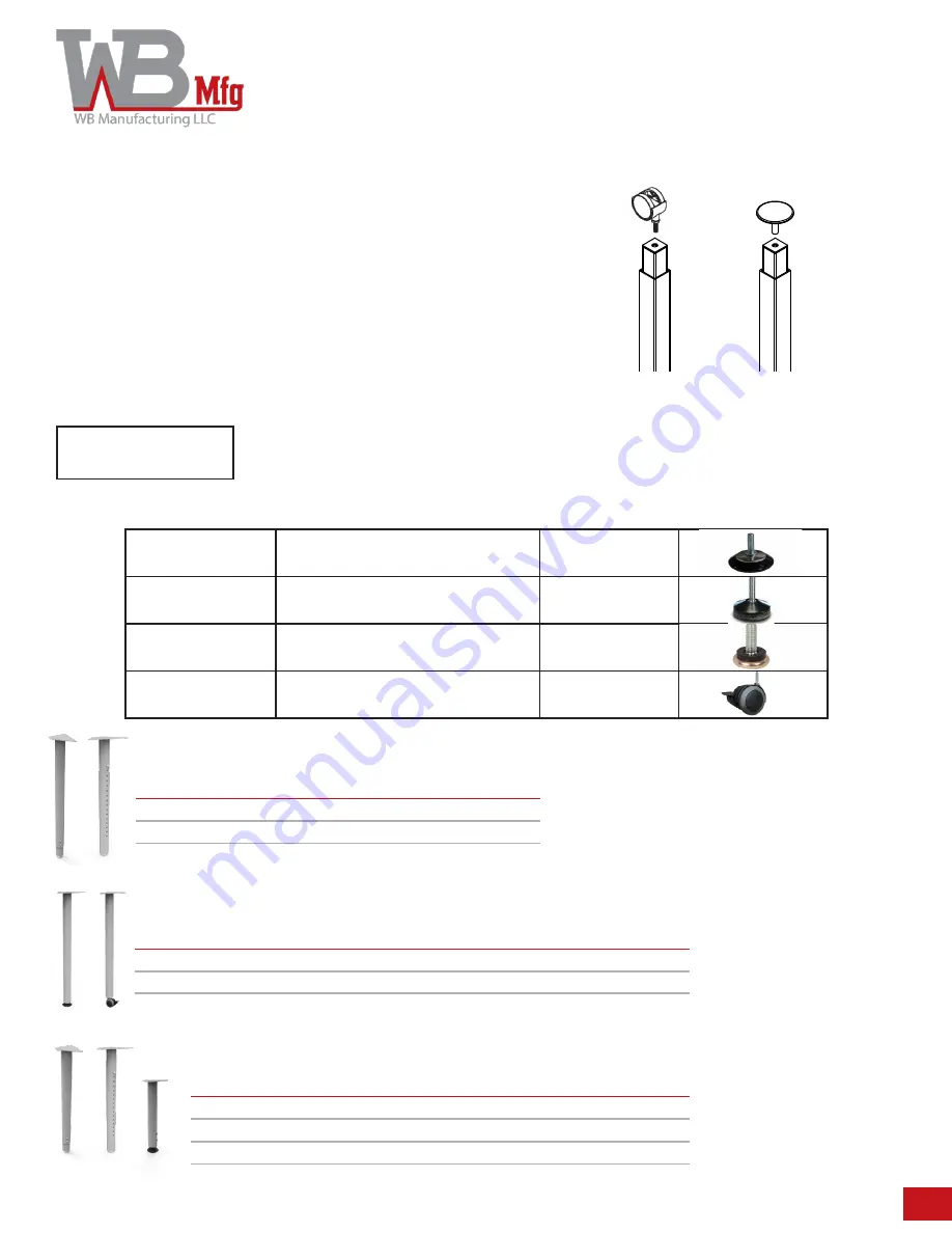 WB Mfg ELO ELP3069-ADJ-RR6 Скачать руководство пользователя страница 2