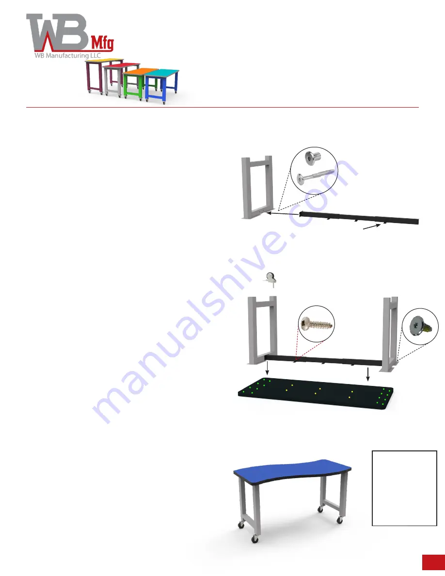 WB Mfg EPIC Laminate Top Скачать руководство пользователя страница 1