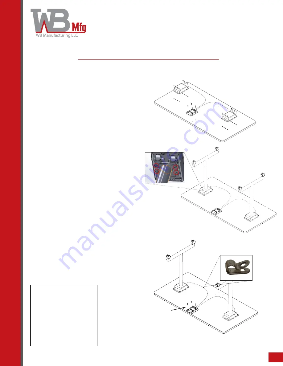 WB Mfg Flip Top Assembly Instructions Download Page 1