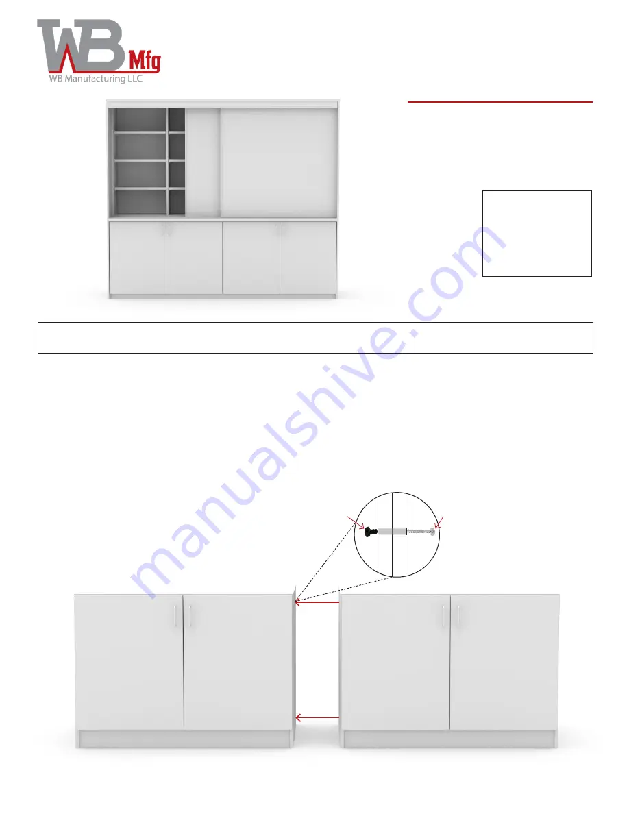 WB Mfg iXB3145-1 Assembly Instructions Manual Download Page 1