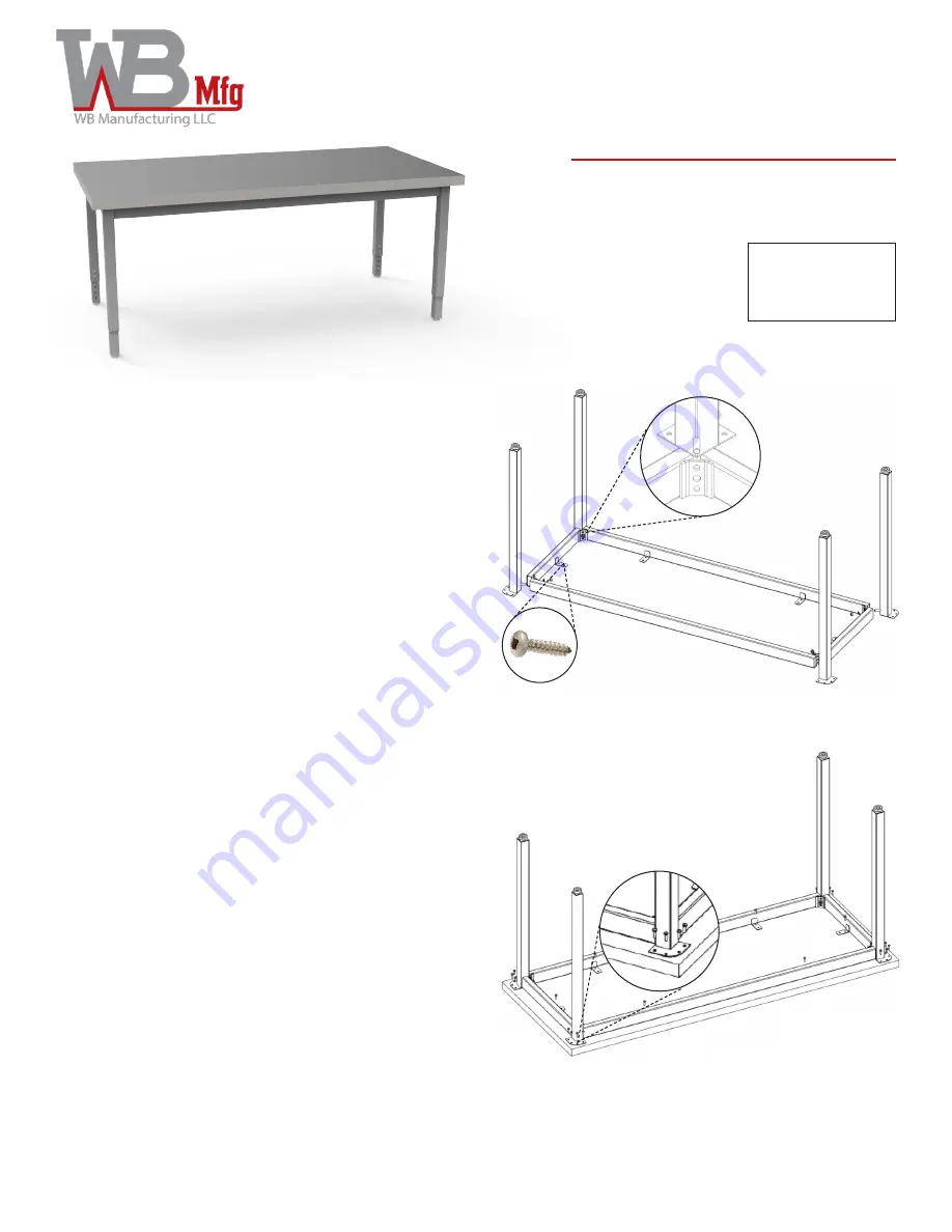 WB Mfg LOBO Assembly Instructions Download Page 1