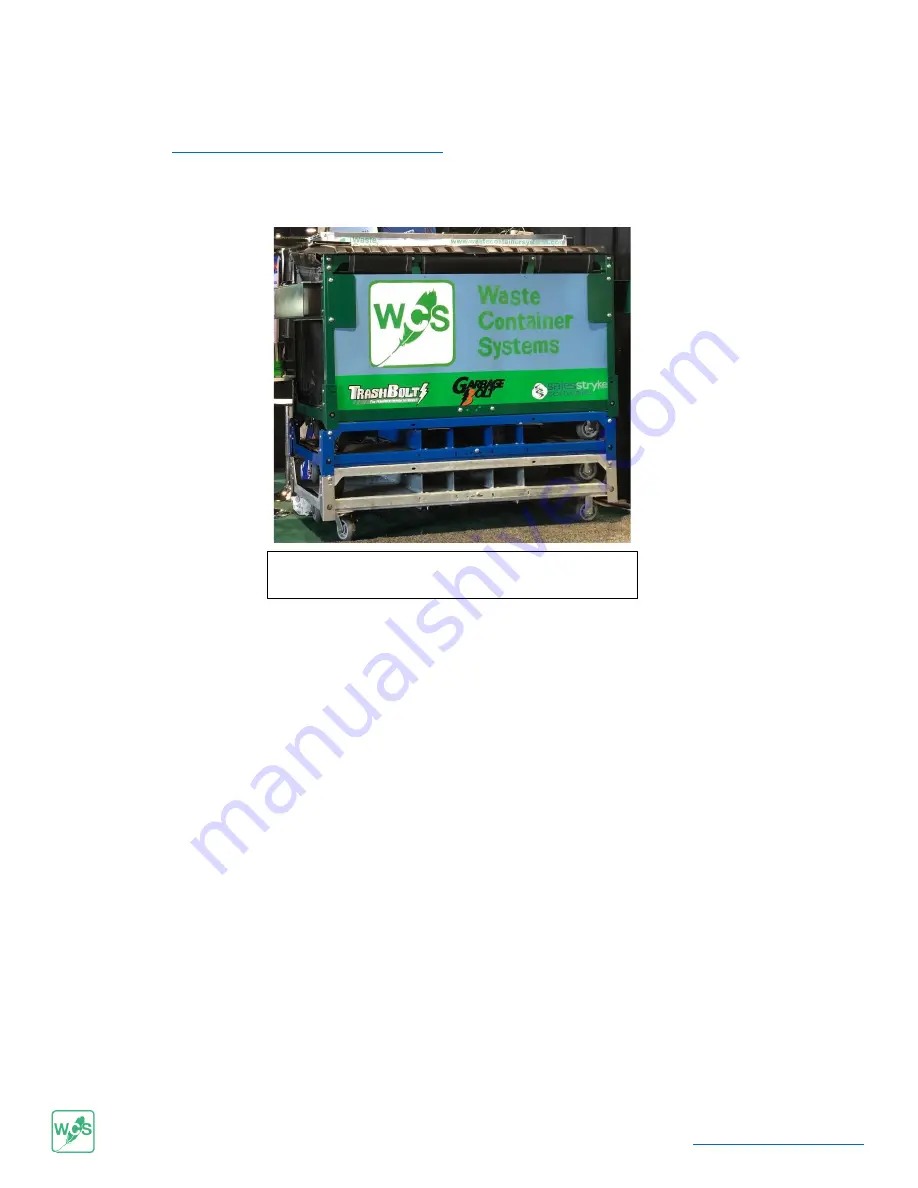 WCS Dumpsters FEL 4 Assembly Instructions Manual Download Page 12