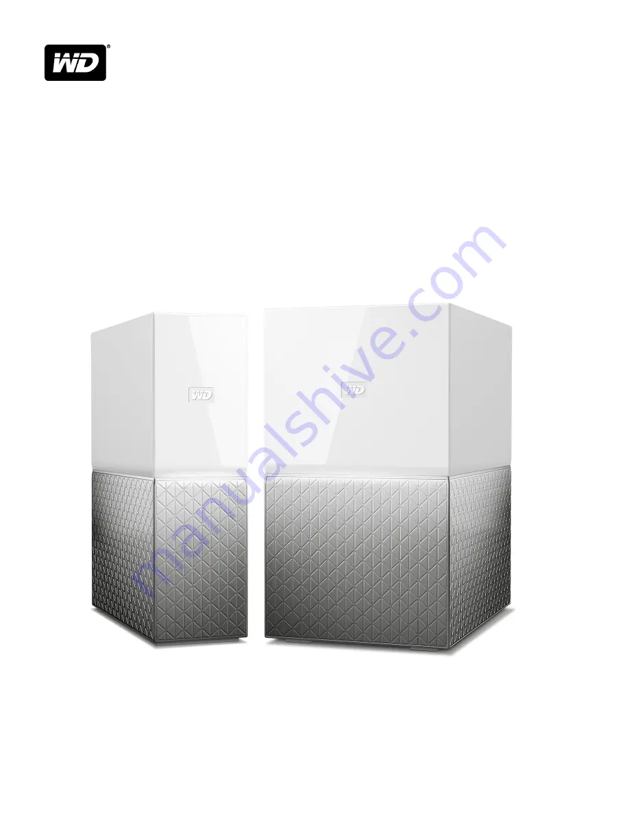 WDS My Cloud Home Duo User Manual Download Page 1