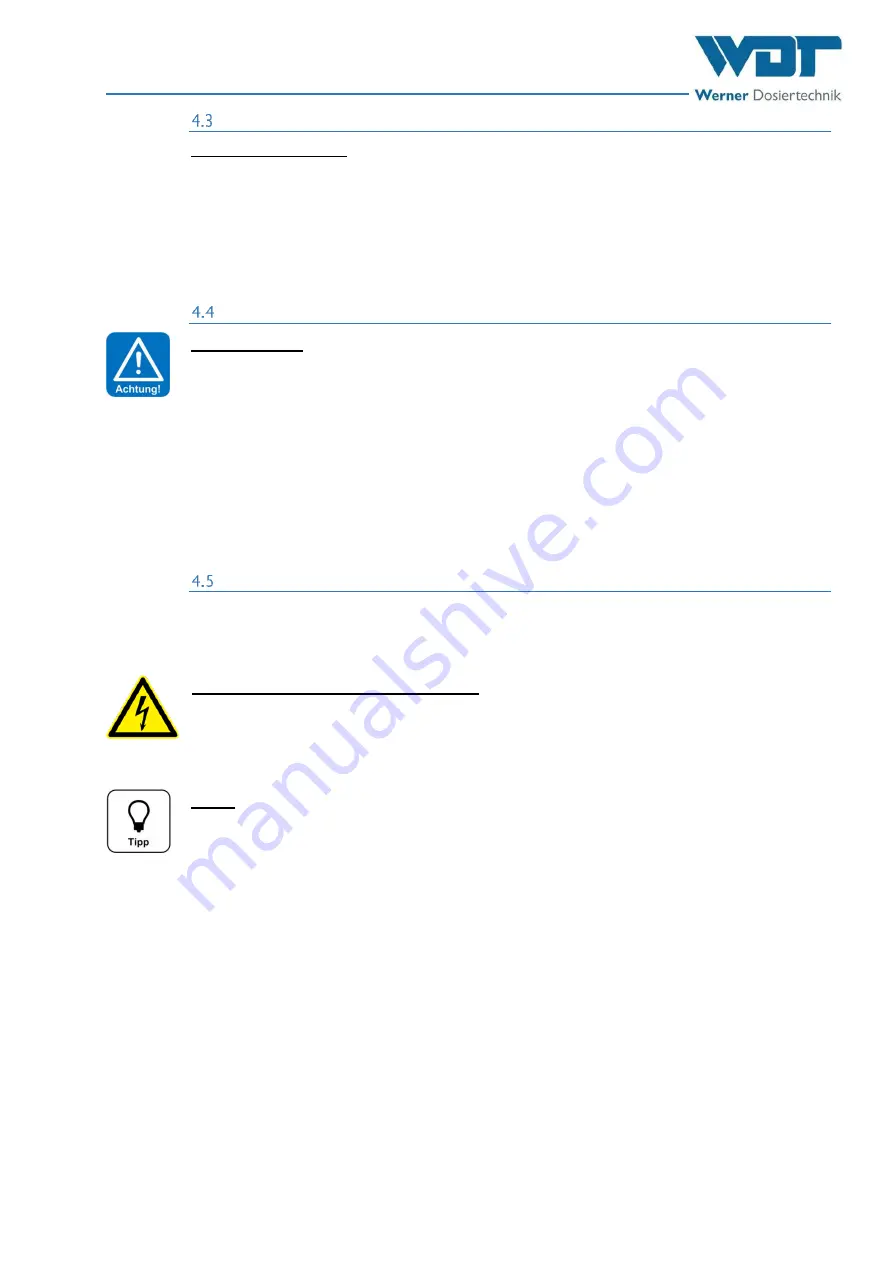 WDT 16621-DUFTDOS-0-T Operating Instructions Manual Download Page 11