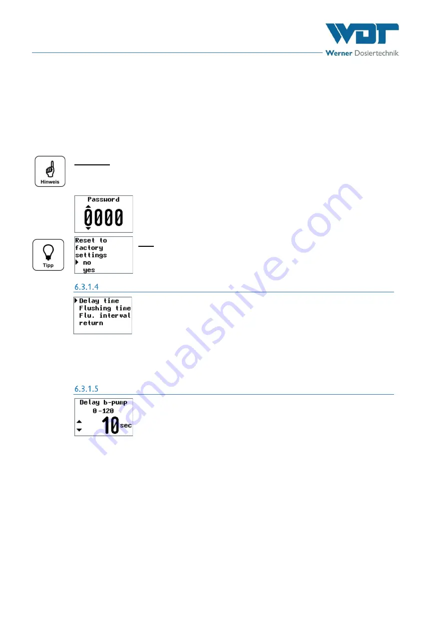 WDT BA SW 002 Operating Instructions Manual Download Page 14