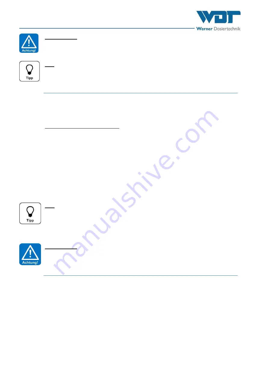 WDT Tele Indication Touch-V1 Operating And Installation Instructions Download Page 4