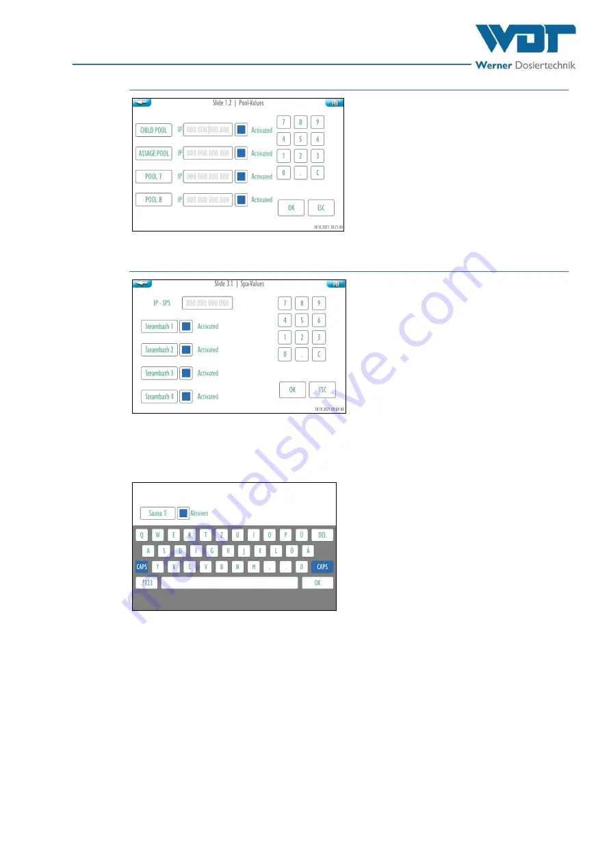 WDT Tele Indication Touch-V1 Скачать руководство пользователя страница 15