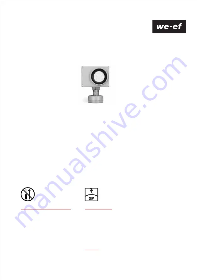 WE-EF FLD121 #2 Скачать руководство пользователя страница 1