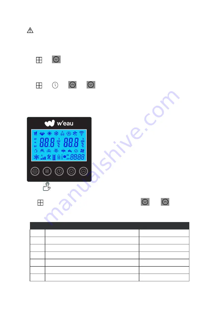 W'eau WFI-007 Installation & Operation Manual Download Page 18