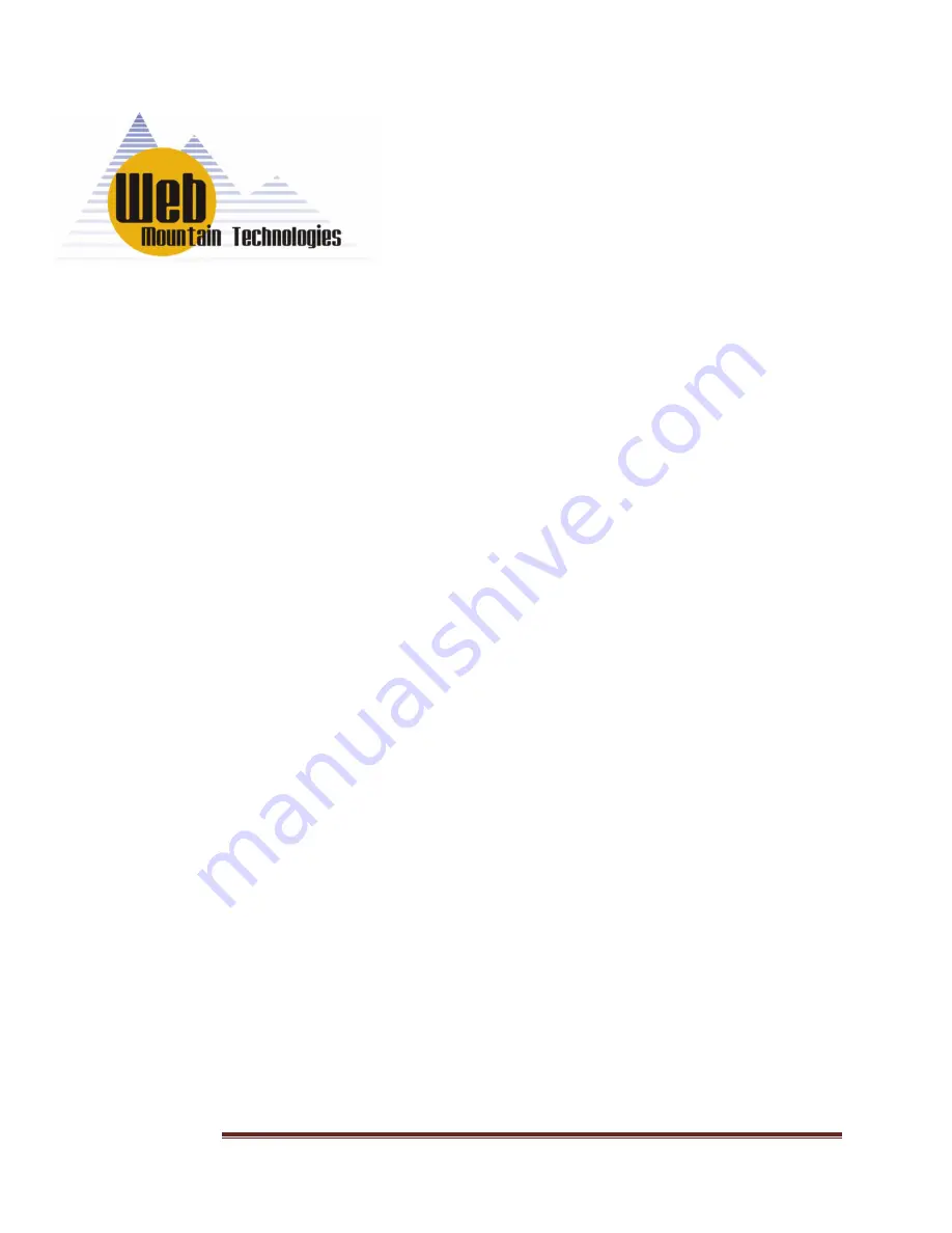 Web Mountain Technologies RUC-01 User Manual Download Page 1