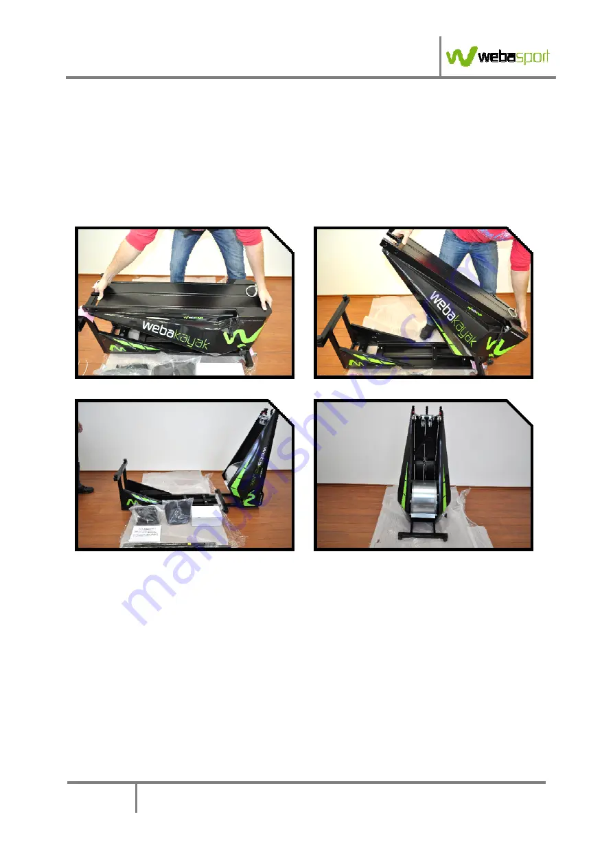 Weba Sport Kayak Ergometer Скачать руководство пользователя страница 11